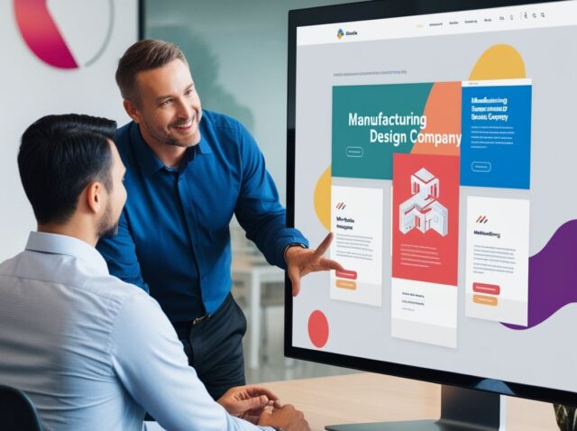 A-manufacturing-business-owner-meeting-with-a-web-design-company-in-a-modern-office-setting
