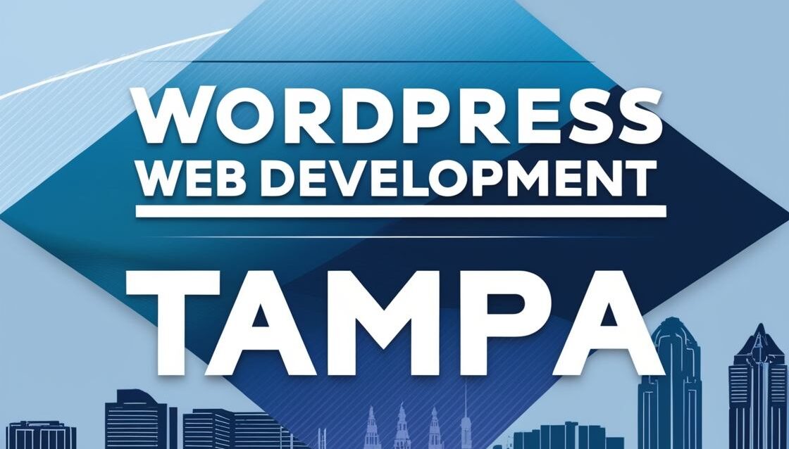 image-featuring-the-text-WordPress-Web-Development-Tampa-in-bold-large-fonts
