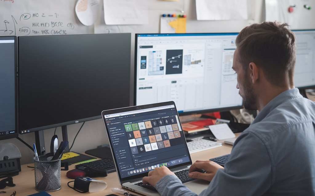 A-photo-of-a-man-sitting-at-a-desk-working-on-a-laptop
