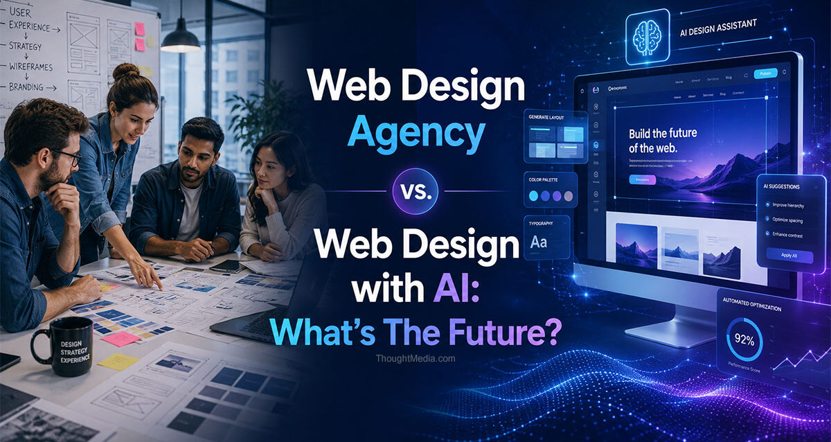 Web Design Agency vs. Web Design with AI: What's The Future? Web Design Agency vs. Web Design with AI: What's The Future?