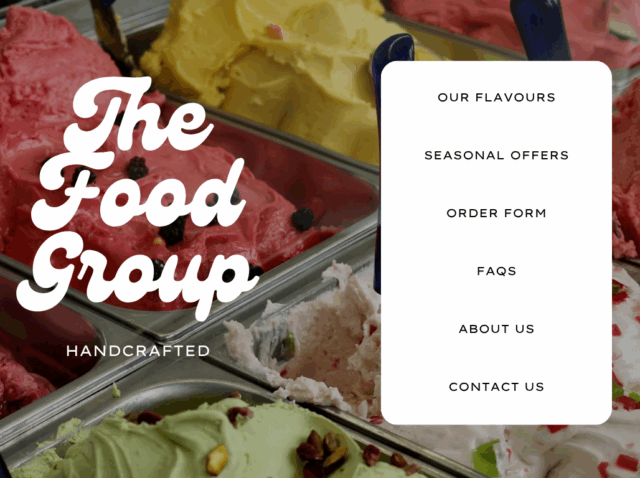Restaurant web design feat