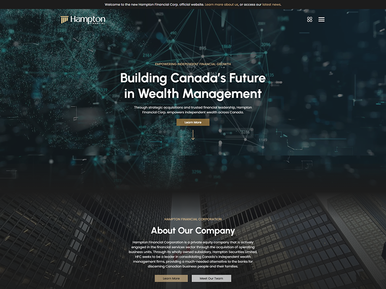 Hampton Financial Corp.