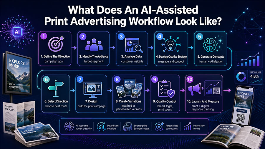 AI Assisted Print Advertising