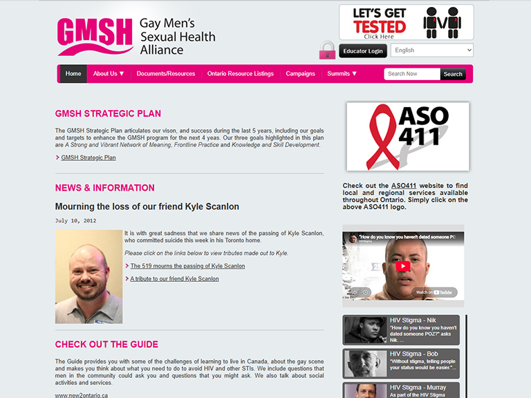 Gay Men’s Sexual Health Alliance (GMSH) Gay Men’s Sexual Health Alliance (GMSH)